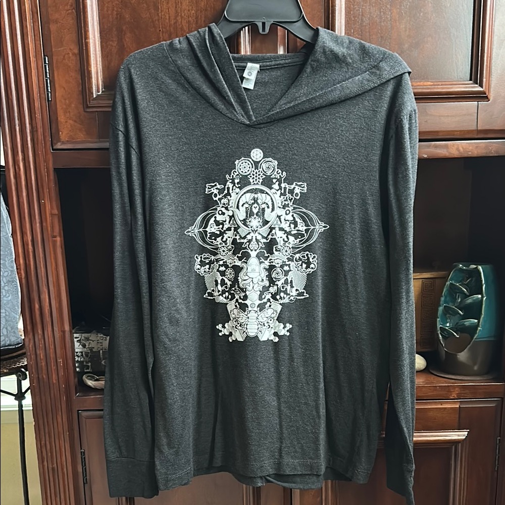 Graphic Dark Gray Hoodie